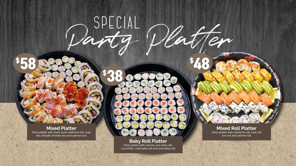 Party platter TV Screen Menu – usefuldesign